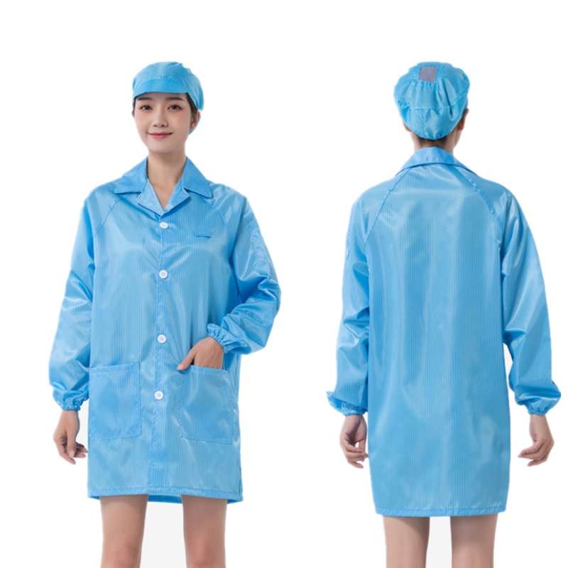 ESD polyester smock